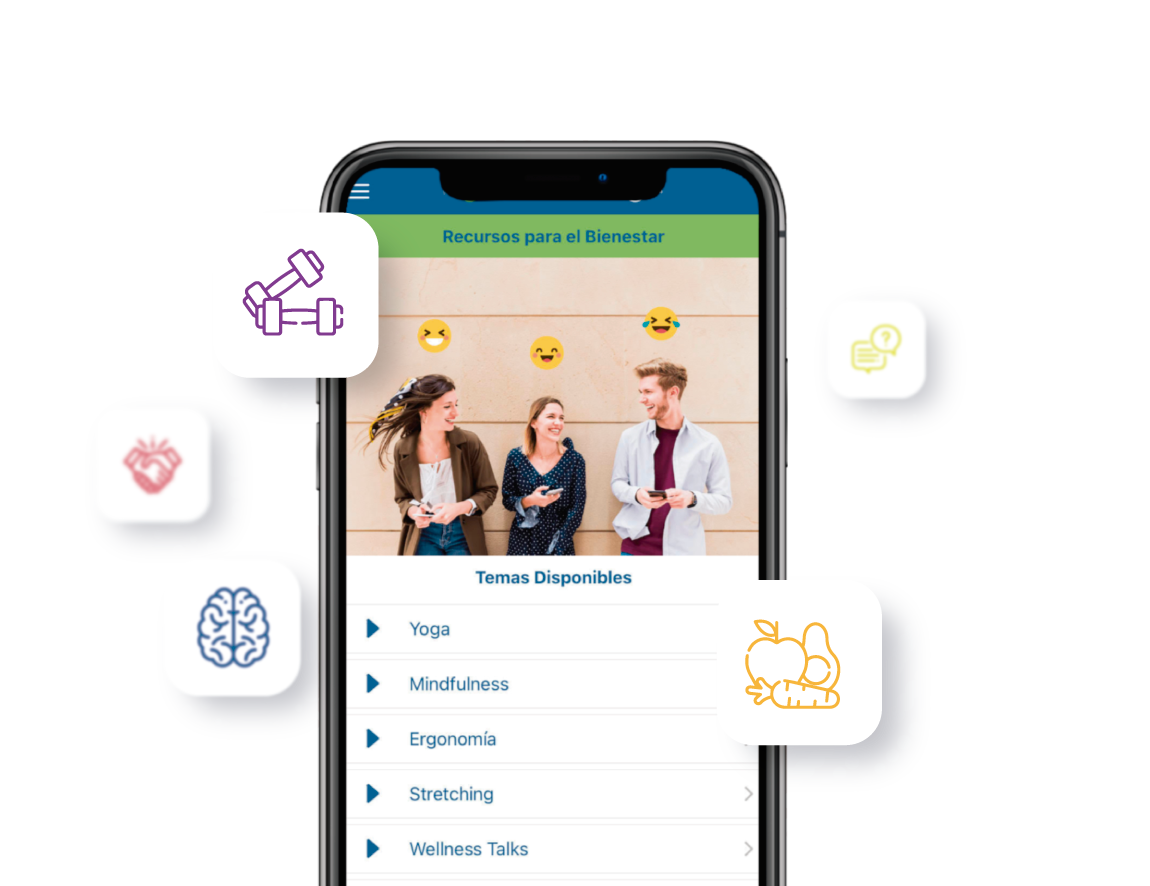 Aplicación Android y iOS de Grupo Wellness Latina
